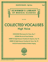 Collected Vocalises Vocal Solo & Collections sheet music cover